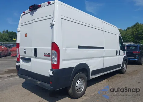2021 Ram Promaster 2500 High Roof 159 Wb из США, поврежденный, VIN 3C6ERVDG2ME509219